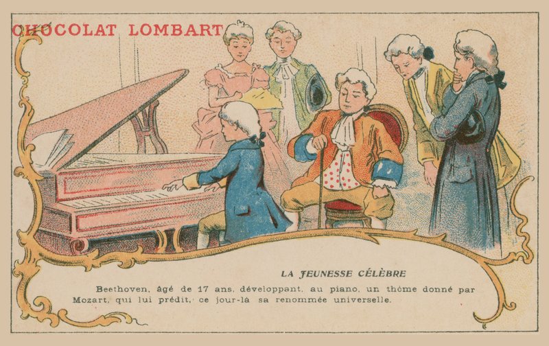 Ludwig van Beethoven 17 évesen zongorázott alkotó: French School