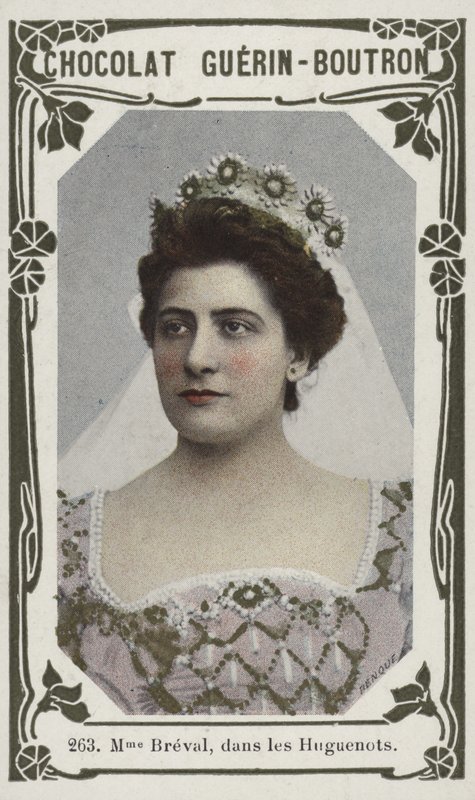 Madame Breval, In Les Huguenots (színes fotó) alkotó: French School