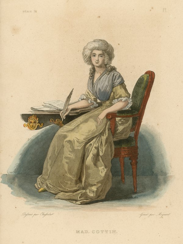 Madame Cottin (színes metszet) alkotó: French School