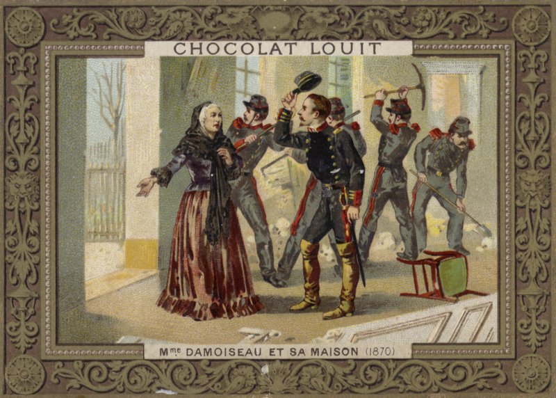 Madame Damoiseau és háza, 1870 alkotó: French School