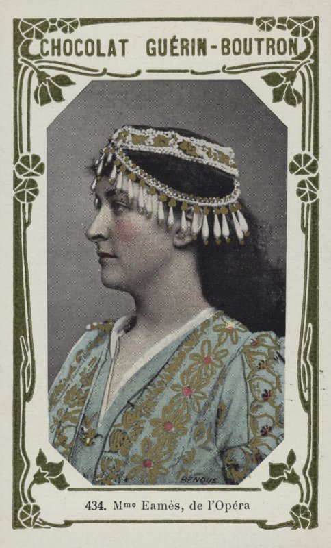 Madame Eames, de lOpera (színes fotó) alkotó: French School