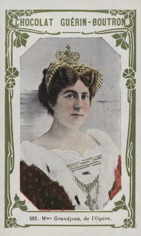 Madame Grandjean, az Operából (színes fotó) alkotó: French School
