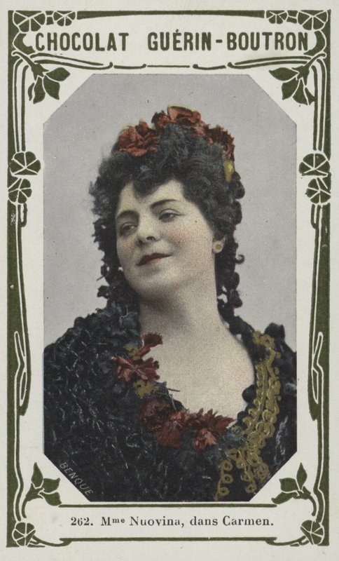 Madame Nuovina, Carmenben (színes fotó) alkotó: French School