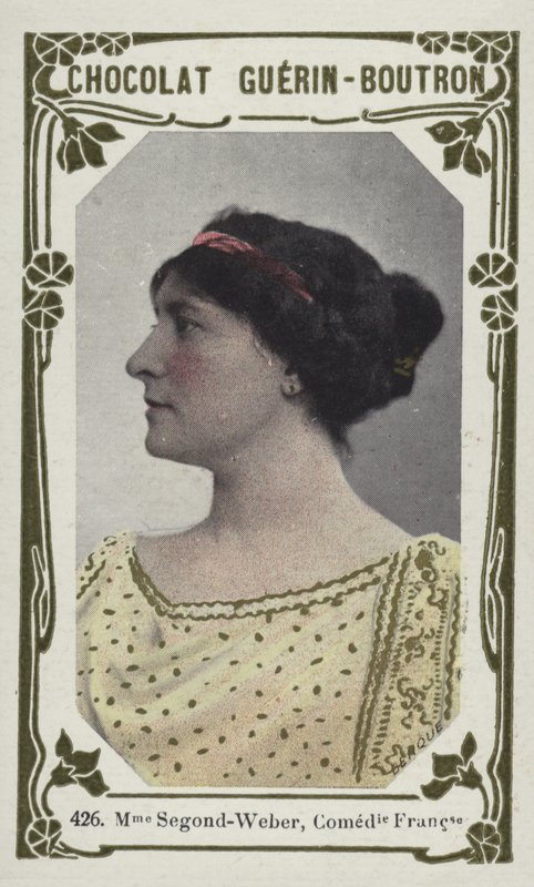 Madame Segond-Weber, Comedie Francaise (színes fotó) alkotó: French School