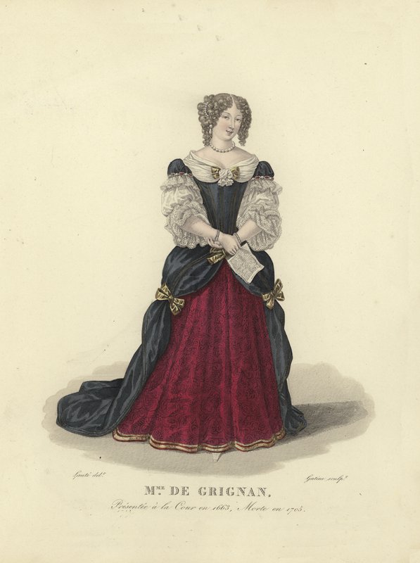 Madame de Grignan, francia arisztokrata alkotó: French School