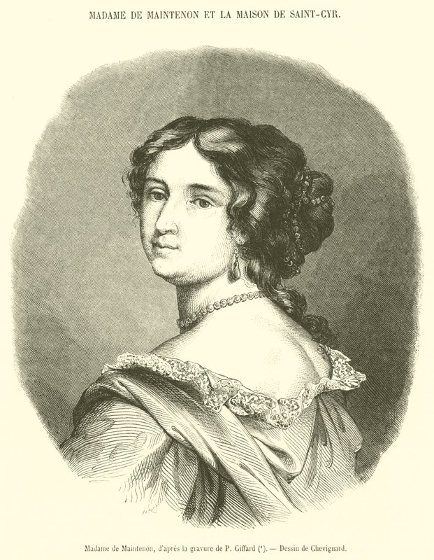 Madame de Maintenon (metszet) alkotó: French School