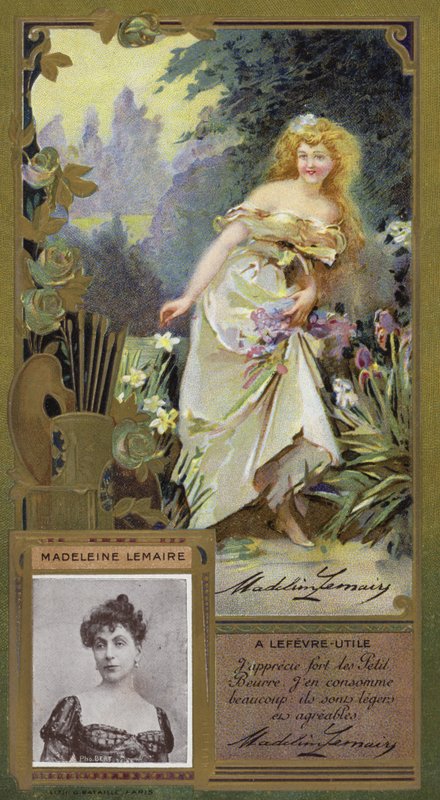Madeleine Lemaire, francia festő (kromolito) alkotó: French School