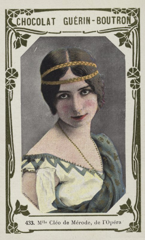 Mademoiselle Cleo de Merode, az Operából (színes fotó) alkotó: French School