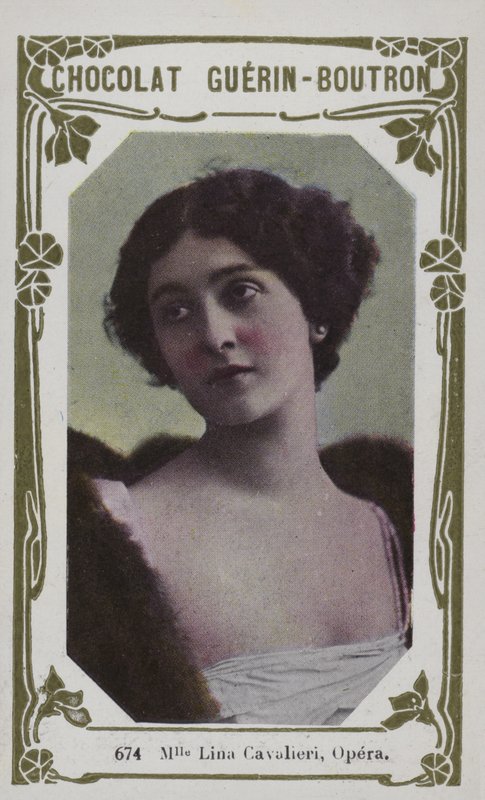 Mademoiselle Lina Cavalieri, Opera (színes fotó) alkotó: French School