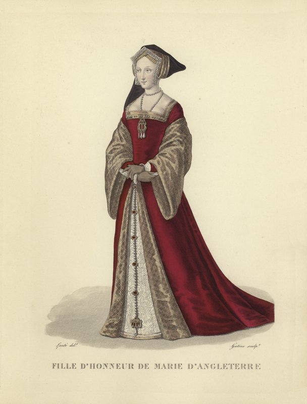 Tudor Mária díszleánya, XII. Lajos francia király harmadik felesége alkotó: French School