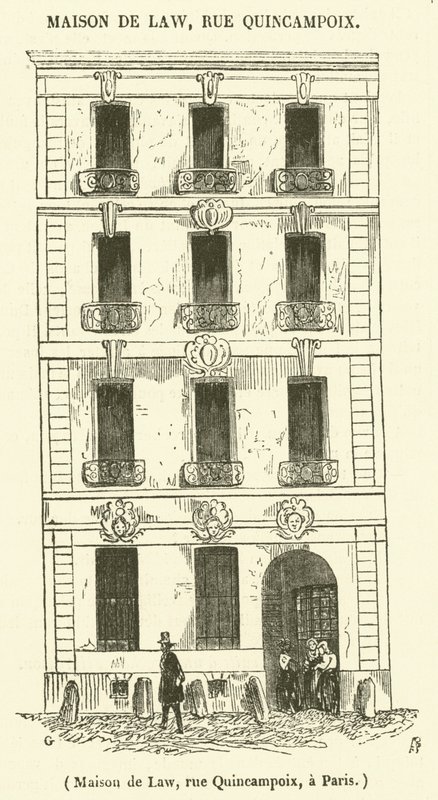 Törvényház, rue Quincampoix, Párizs (metszet) alkotó: French School