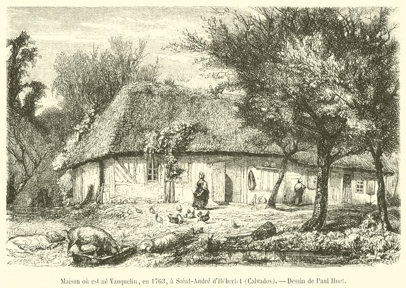 Ház, ahol Vauquelin 1763-ban született Saint-Andre d