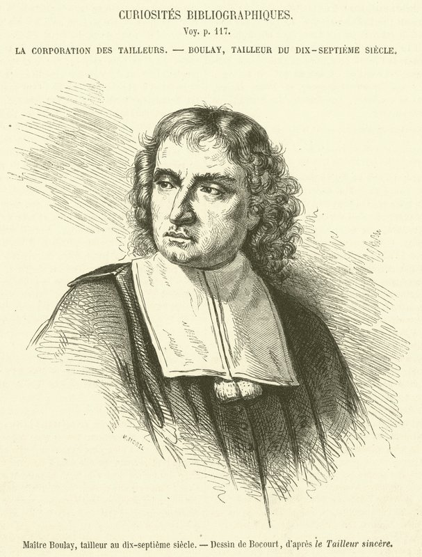 Boulay mester, szabó a XVII. században (metszet) alkotó: French School
