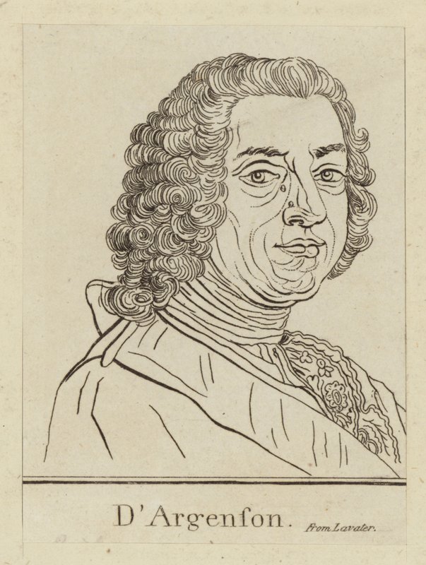 Marc-Pierre de Voyer de Paulmy dArgenson, francia államférfi alkotó: French School