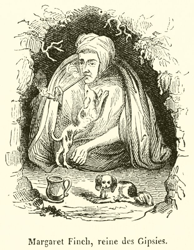 Margaret Finch, reine des Gipsies (metszet) alkotó: French School