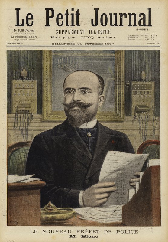 Marie-Charles Blanc, Párizs új rendőrprefektusa, 1897 alkotó: French School