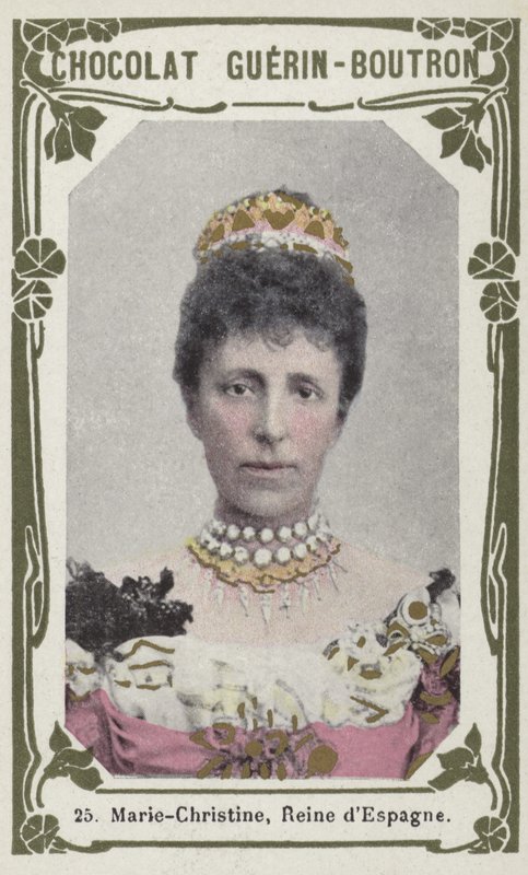 Marie-Christine, Reine dEspagne (színes fotó) alkotó: French School