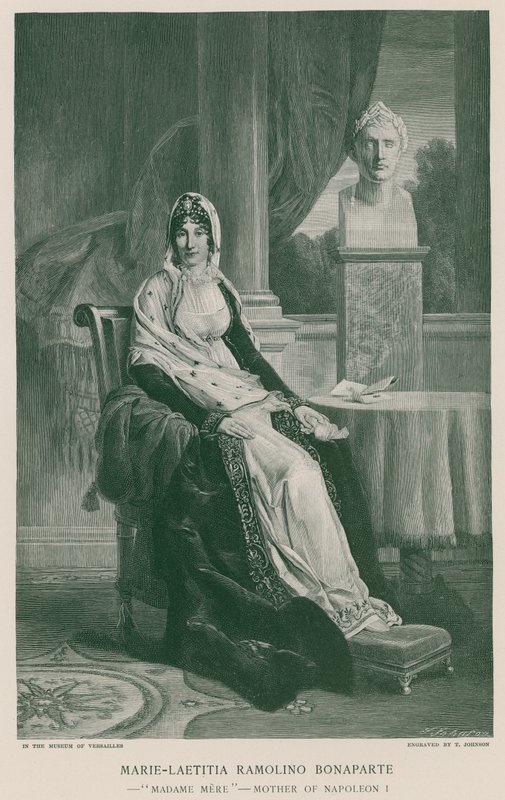 Marie-Laetitia Ramolino Bonaparte alkotó: French School