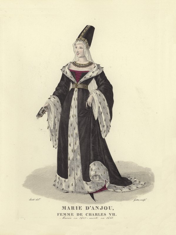 Anjou-i Mária, VII. Károly francia király felesége alkotó: French School