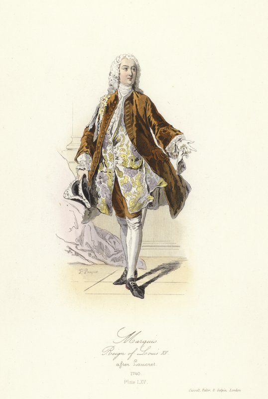 Márki, XV. Lajos francia uralkodása alkotó: French School