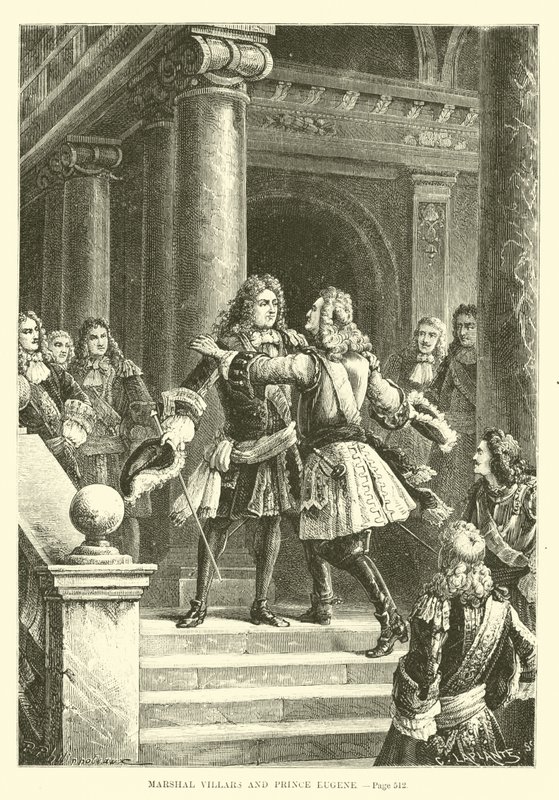 Villars marsall és Jenő herceg alkotó: French School