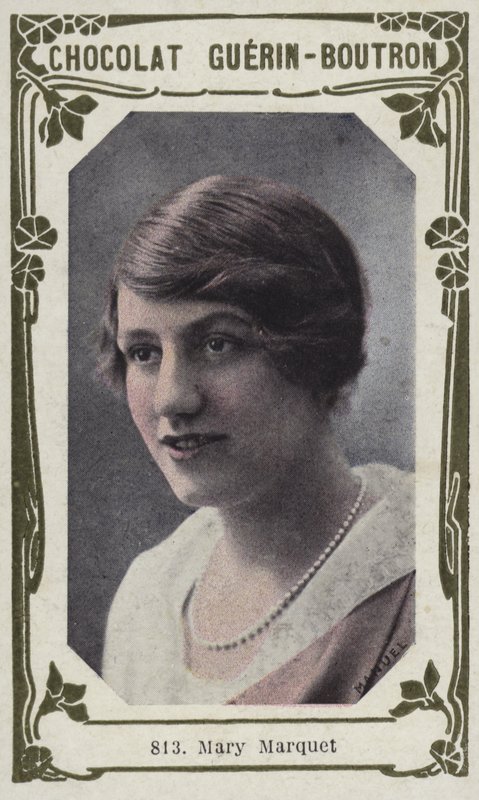 Mary Marquet (színes fotó) alkotó: French School