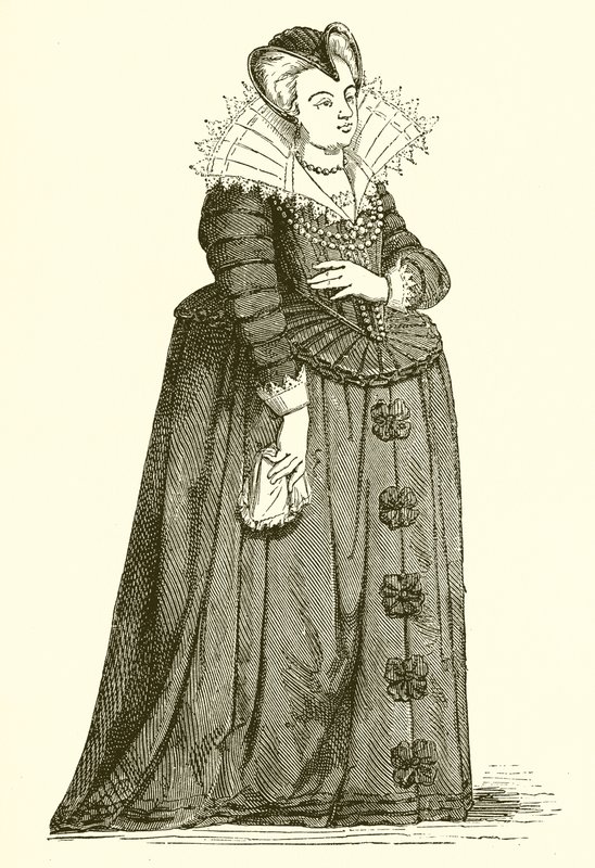 Mary de Medici özvegyként alkotó: French School