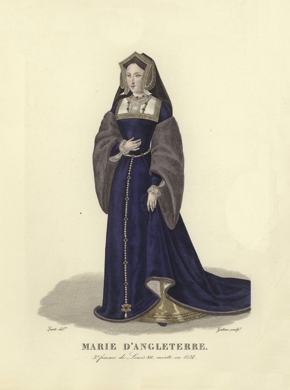 Mária angol, XII. Lajos francia király harmadik felesége alkotó: French School