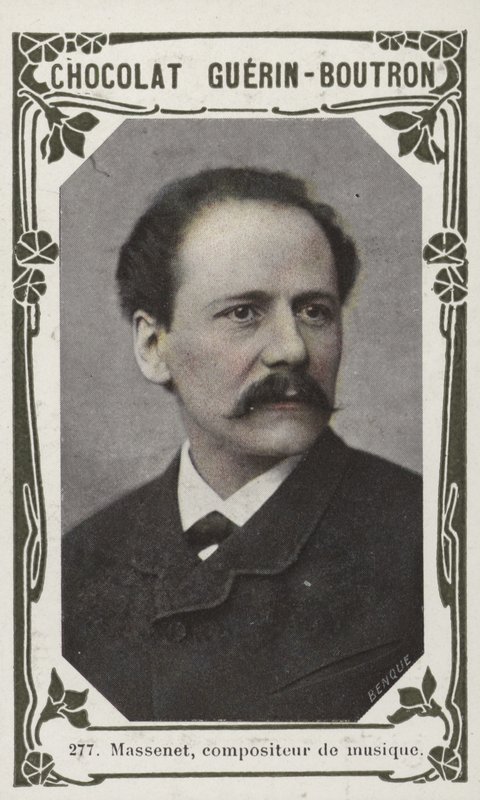 Massenet zeneszerző (színes fotó) alkotó: French School