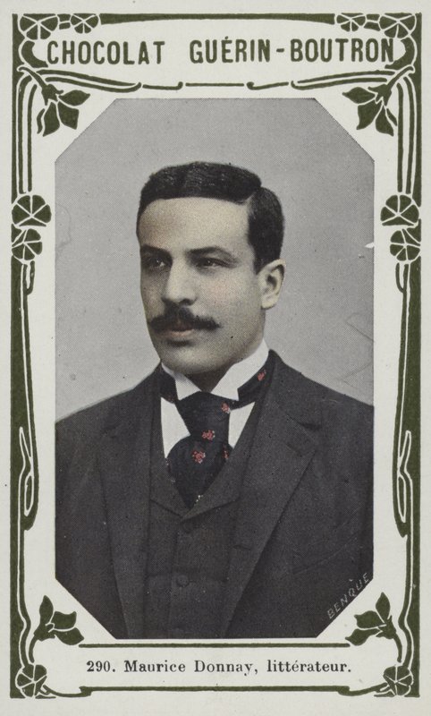 Maurice Donnay, irodalomtudós (színes fotó) alkotó: French School