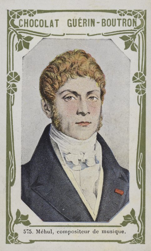 Mehul zeneszerző (színes fotó) alkotó: French School