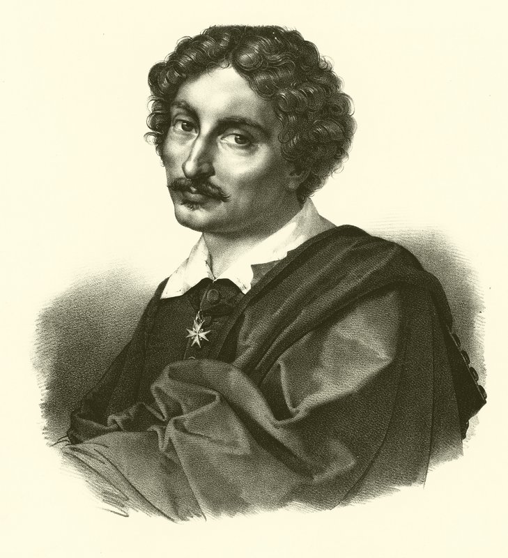 Michelangelo Merisi da Caravaggio, portré (metszet) alkotó: French School