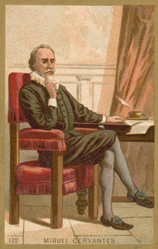 Miguel de Cervantes spanyol regényíró, költő és drámaíró alkotó: French School