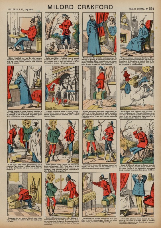 Milord Crakford (színes metszet) alkotó: French School