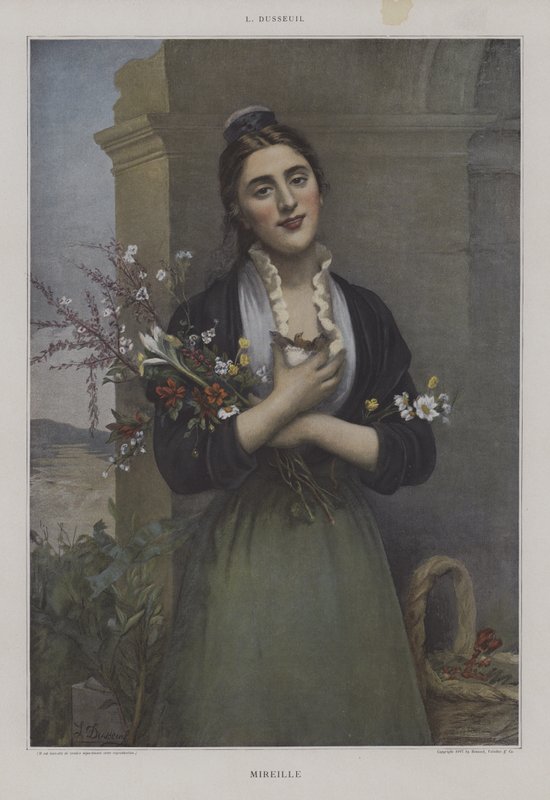 Mireille (színes litó) alkotó: French School