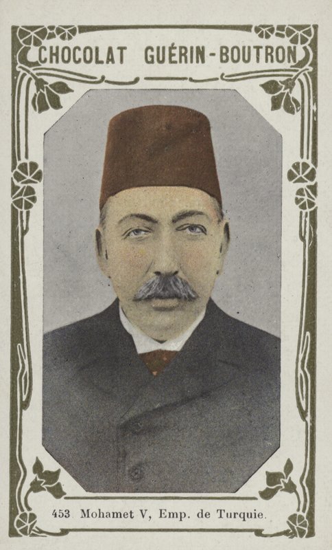 V. Mohammed, Törökország császára (színes fotó) alkotó: French School