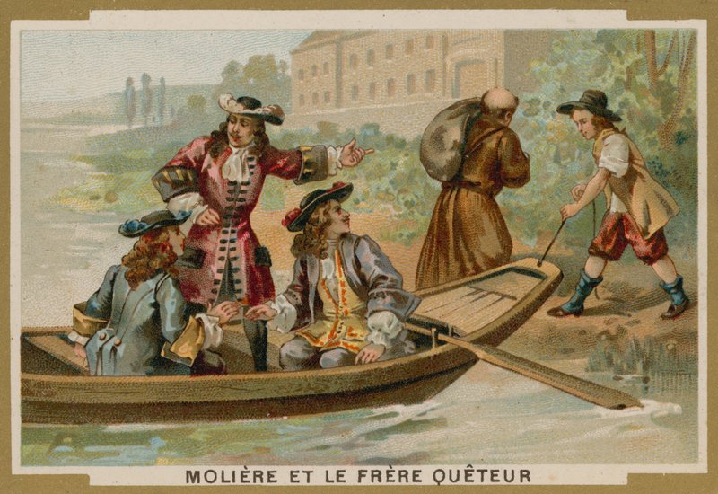 Moliere és a rabló szerzetes alkotó: French School