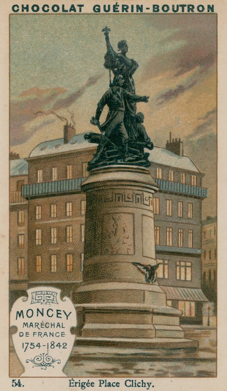 Moncey, Franciaország marsallja, 1754-1842, a Clichy-i hely felállítása alkotó: French School