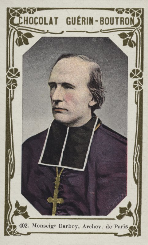 Monsignor Darboy, Párizs érseke (színes fotó) alkotó: French School