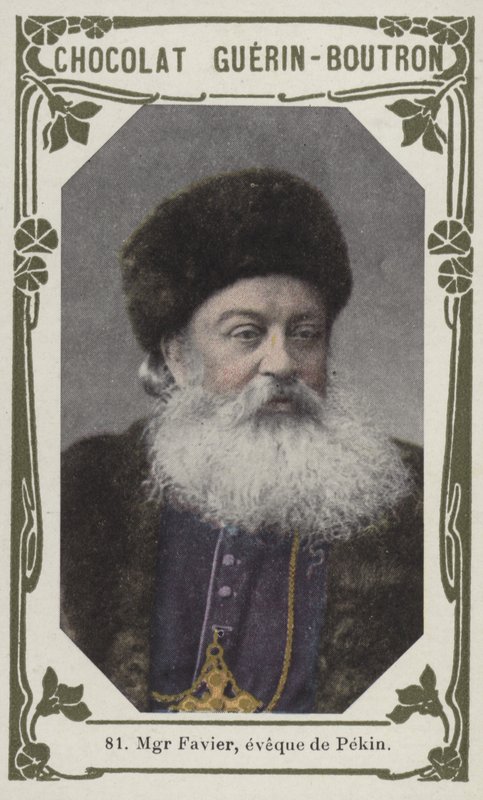 Monsignor Favier, Peking püspöke (színes fotó) alkotó: French School