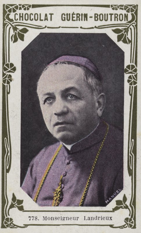Monseigneur Landrieux (színes fotó) alkotó: French School