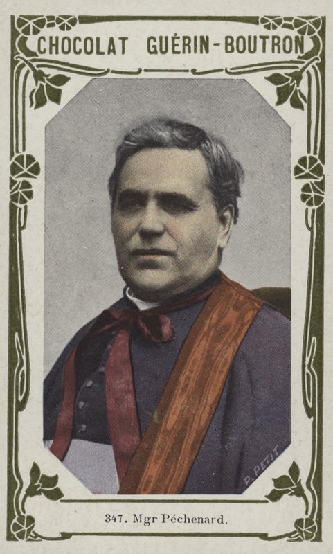 Monsignor Pechenard (színes fotó) alkotó: French School
