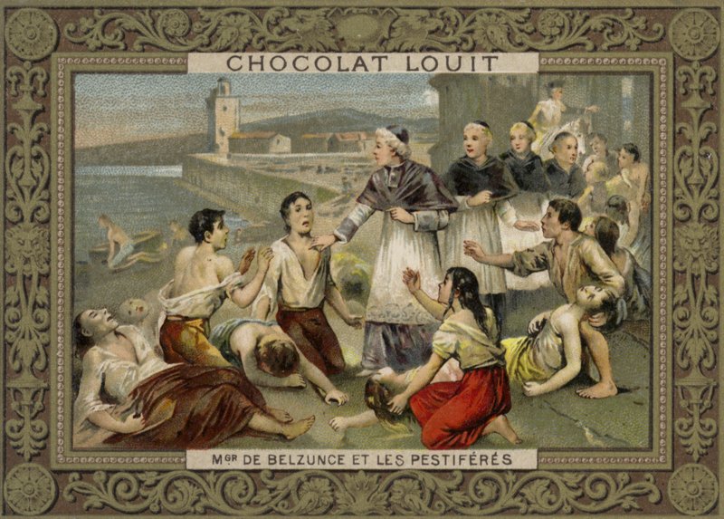 Monsignor de Belsunce, Marseille püspöke és pestis áldozatai, 1720 alkotó: French School