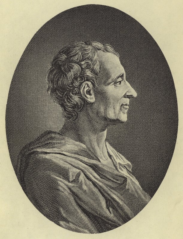Montesquieu (fotogravír) alkotó: French School