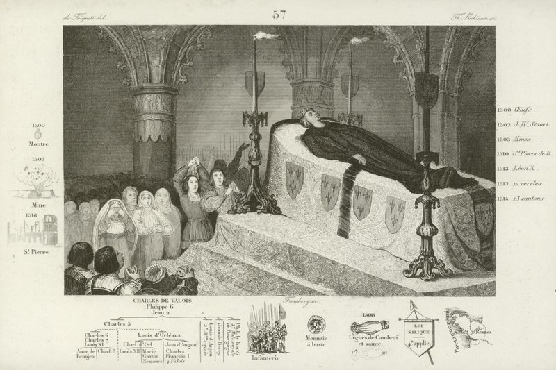 Franciaország XII. Lajos halálának gyásza, 1515 alkotó: French School