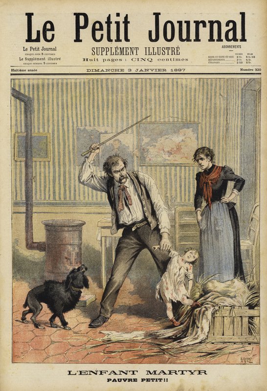 Egy kisgyermek meggyilkolása, Franciaország, 1897 alkotó: French School