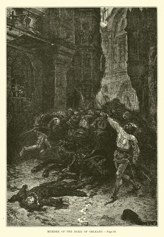 Orléans hercegének meggyilkolása alkotó: French School