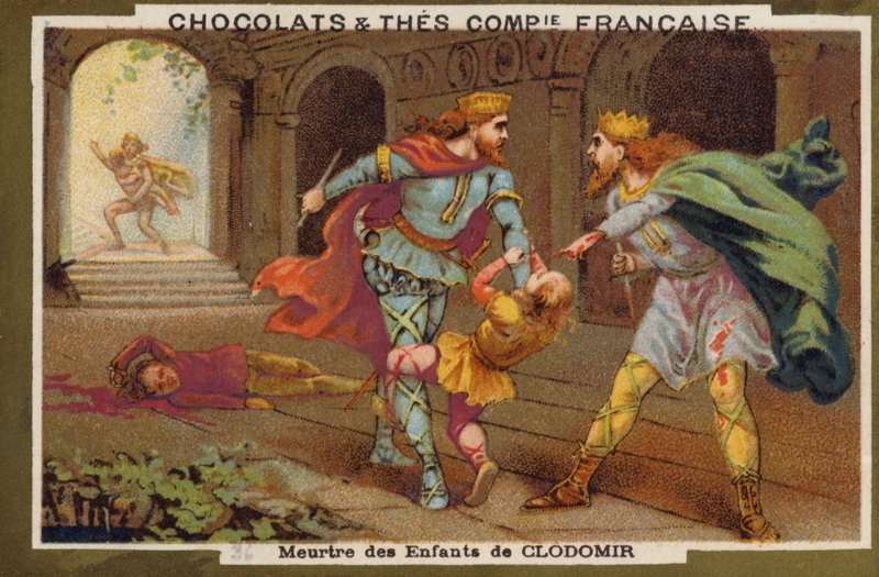 Chlodomer gyermekeinek meggyilkolása alkotó: French School
