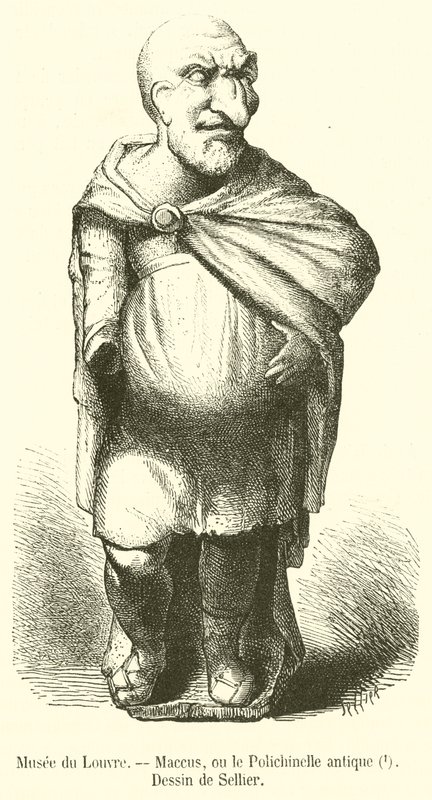 Louvre Múzeum, Maccus vagy az antik Polichinelle (metszet) alkotó: French School