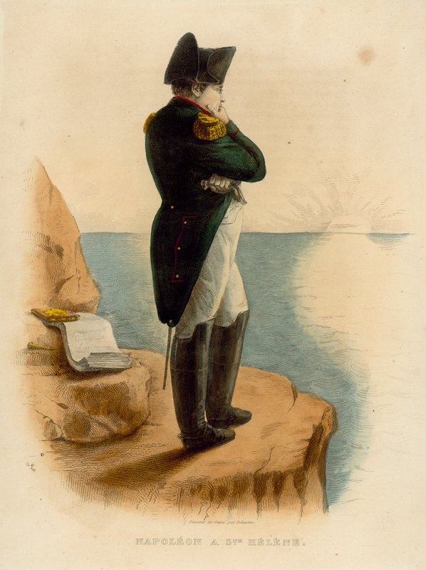 Napóleon Bonaparte (színes metszet) alkotó: French School